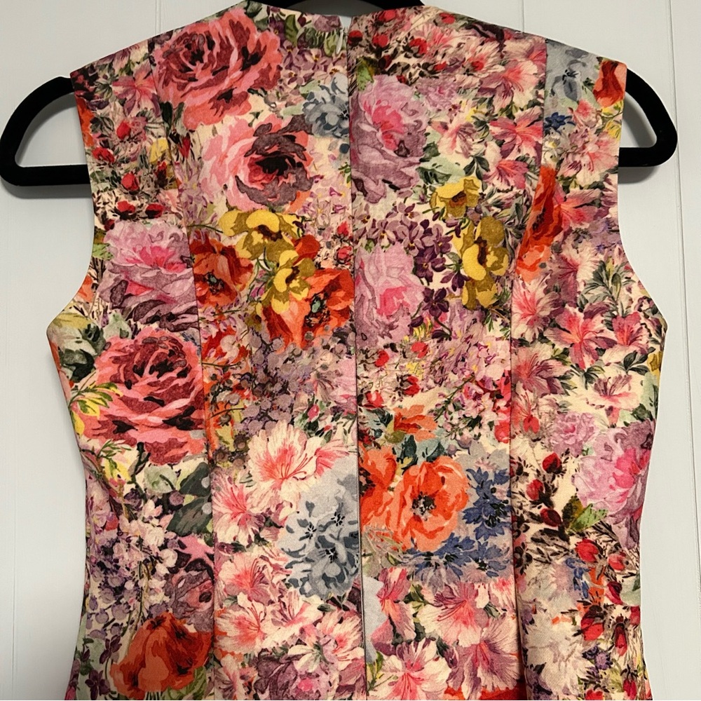 Valentino Floral Printed Sleeveless Mini Dress - Picture 10 of 16